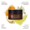 True Botanicals Ginger Turmeric Cleansing Balm | Removes Makeup, Sunscreen & Dirt - Not Moisture | Dermatologist Tested, All Natural, Vegan, Clinically Proven | 3.4 fl oz | 100 ml