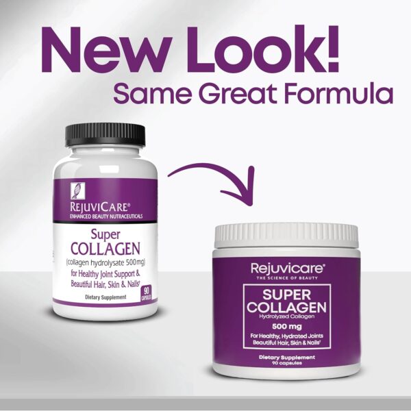 Super Collagen Capsules for Beauty, Healthy Joints, Hair, Skin, & Nails, 90 Servings, Multi, (N8745)