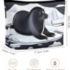Seals on Ice Makeup Bag for Women Portable Travel Toiletry Pouch, PU Leather Cosmetic Bag with Zipper
