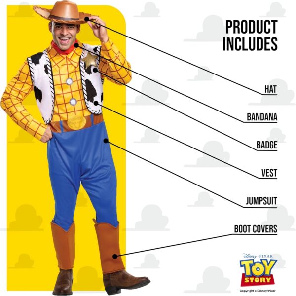 Disguise mens Disney Pixar Toy Story and Beyond Woody Classic Costume