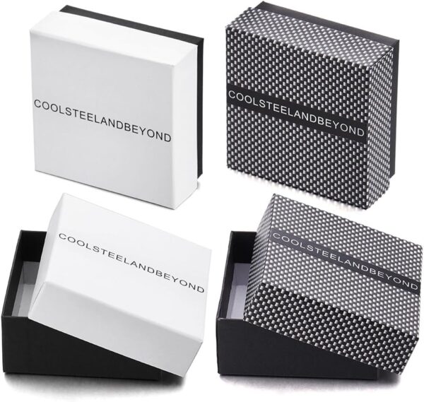 COOLSTEELANDBEYOND Elastic Adjustable Steel Twisted Cable Cuff Bangle Bracelet for Mens for Women