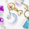 FUNSHOWCASE Zodiac Resin Molds Silicone Pack of 9 for Keychain Charms Necklace Pendant Earring Bracelet Jewelry Making