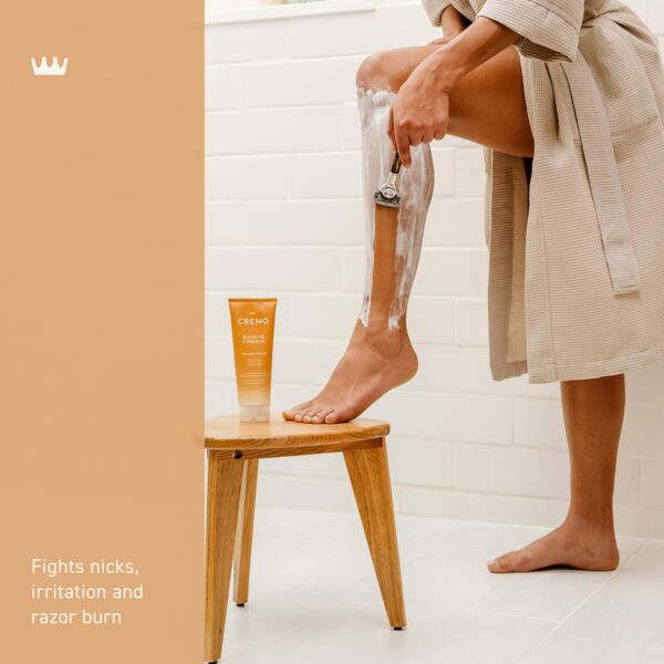 Cremo Womens Shaving Cream Sensitive Skin, Moisturizing, Coconut Mango, Ultra-Slick Shave Cream for Women, Fights Nicks, Cuts and Razor Burn, 6 Fl Oz (Pack of 2)