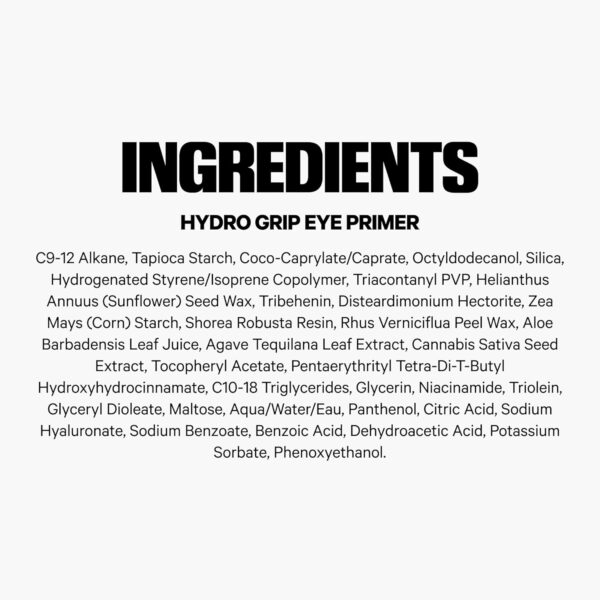 Milk Makeup Hydro Grip Eye Primer with Hyaluronic Acid – Clear Primer for Eyeshadow + Undereye Concealer – Grips Makeup, Hydrates + Smooths Skin for Crease-Free, Long-Lasting Wear – 0.29 oz