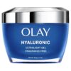 Olay Hyaluronic Acid Face Moisturizer, Instant Hydration for Women, Fragrance-Free - Dry Skin Solution, Glowing, Smoothing, Plumping, Renewing - Niacinamide, Amino Peptides 1.7 Oz