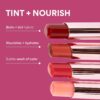 innisfree Dewy Tint Lip Balm with Hydrating Hyaluronic Acid and Ceramides, Tinted Korean Lip Balm
