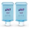 PURELL Antimicrobial Foaming Hand Soap, Light Fragrance, 1200 mL Refill for PURELL ES10 Automatic Soap Dispenser (Pack of 2) – 8382-02