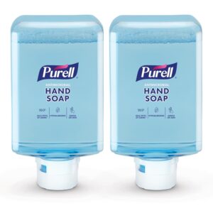 PURELL Antimicrobial Foaming Hand Soap, Light Fragrance, 1200 mL Refill for PURELL ES10 Automatic Soap Dispenser (Pack of 2) – 8382-02