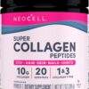 NeoCell Super Collagen Peptides, 10g Collagen Peptides per Serving, Gluten Free, Keto Friendly, Non-GMO, Grass Fed, Healthy Hair, Skin, Nails and Joints, Unflavored Powder, 7 oz., 1 Canister