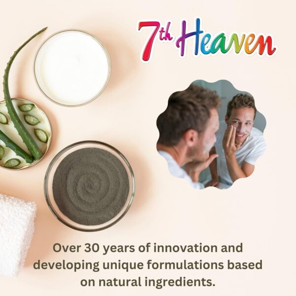 7th Heaven Blackhead Buster Peel-Off Face Mask, Men's Deep Pore Detoxifying Mask, 3-Pack of 0.3 Fl Oz each, Blue, 3 Sachets