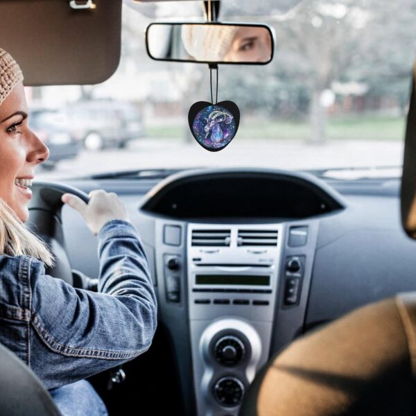 Zodiac Capricorn Sign Novelty Car Air Fresheners 3 Pcs Funny Printed Pendant Decoration Hanging Accessories