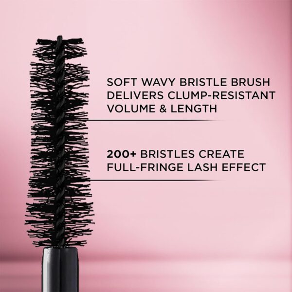 L'Oréal Paris Voluminous Mascara, Voluptuous Volume, Intense Length, Feathery Soft Lashes, No Flaking - Pack of 2