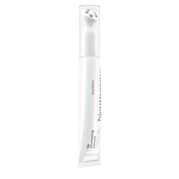 Neutrogena Healthy Lips Plumping Serum, Lip Enhancer with Peptides Nourishes and Promotes the Appearance of Naturally Fuller and Plumper-Looking Lips, 0.5 fl. oz
