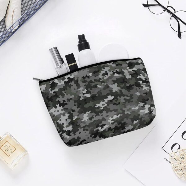 Makeup Bag for Women Cosmetic Bags Digital Travel Toiletry Bag Cute Zipper Make Up Bags Large Capacity Make Up Case Organizer Portable Makeup Pouch for Travelling Gift