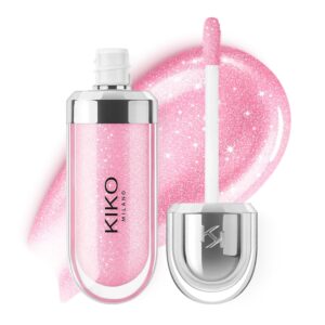 KIKO Milano 3D Hydra Lip Gloss – High Shine, Hydrating, Plumping, Non-Sticky, Moisturizing Lip Makeup