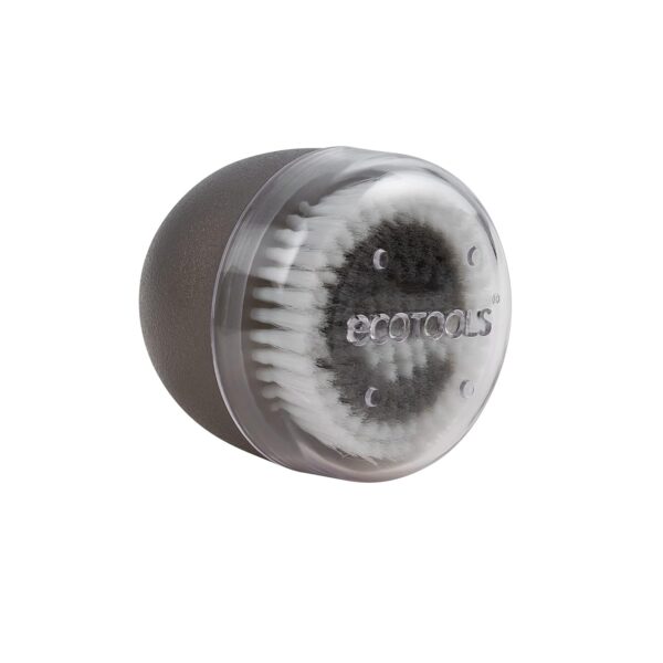 EcoTools Deep Cleansing Facial Brush, Manual Facial Cleansing Brush Exfoliates & Deeply Cleanses, Remove Makeup & Dry Skin, Eco-Friendly Face Brush for Cleansing, Color May Vary, 1 Count