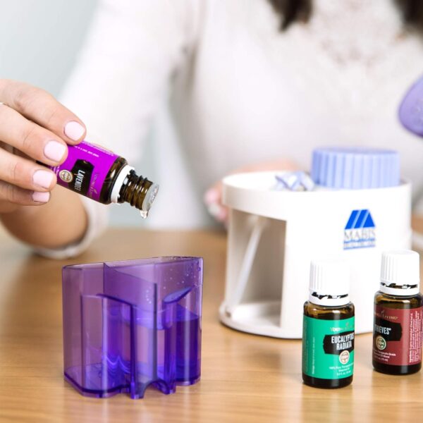 MABIS Facial Steamer, Steam Inhaler, FSA Eligible, Vaporizer or Vocal Steamer with Aromatherapy Diffuser and Soft Face Mask for Cleansing, Sinus Pressure, Congestion, Colds and Cough, 25mL