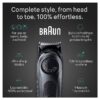 Braun All-in-One Style Kit Series 5 5490, 9-in-1 Trimmer for Men with Beard Trimmer, Body Trimmer for Manscaping, Hair Clippers & More, Ultra-Sharp Blade, 40 Length Settings, Waterproof
