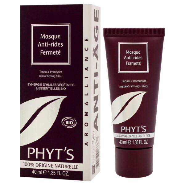 Phyts Anti-Wrinkle Firming Mask - Lifting and Plumping Face Mask - Anti-Aging Ingredients Smoothes Wrinkles - Lemon Essential Oil Tones Skin - 1.4 oz