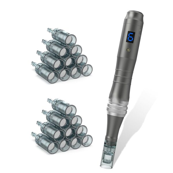 Microneeding Derma Roller Pen |Micro Needle Roller Pen for Home Use Microneedle Roller Pen for Women Men Tools