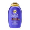OGX Thick & Full + Biotin & Collagen Volumizing Shampoo, Nutrient-Infused Hair Shampoo with Vitamin B7 Biotin Gives Hair Volume & Body for 72+ Hours, Sulfate-Free Surfactants, 13 fl. oz