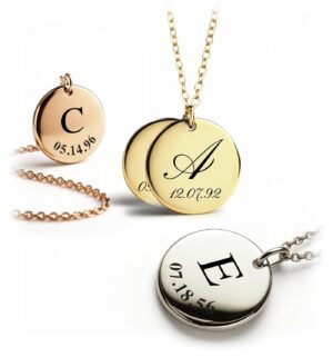 Personalized Initial Necklace for Women, Gift for Mom, Custom Kids Name Jewelry, Unique Gifts for Teen Girls, Birthdays, and Graduations -LCN-ID