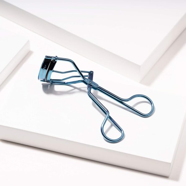 Tweezerman Classic Eyelash Curler (Bell Bottom Blue) - Lash Curler for All Eye Shapes