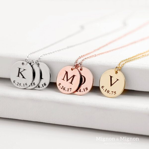 Personalized Initial Necklace for Women, Gift for Mom, Custom Kids Name Jewelry, Unique Gifts for Teen Girls, Birthdays, and Graduations -LCN-ID