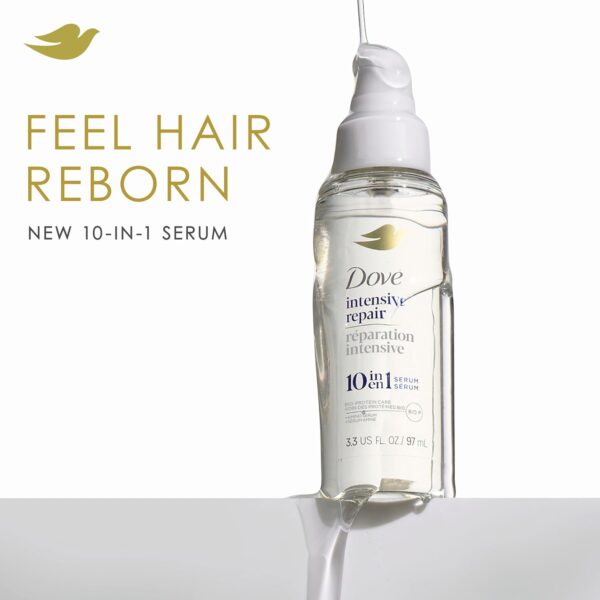 Dove Intensive Repair Amino Serum for Damaged Hair with Bio-Protein Care Technology 3.3 oz