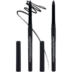 Maybelline Unstoppable Waterproof Mechanical Black Eyeliner Pencil, Easy to Apply, Smooth Glide, Up to 24 Hour Wear, Onyx, Pack of 2