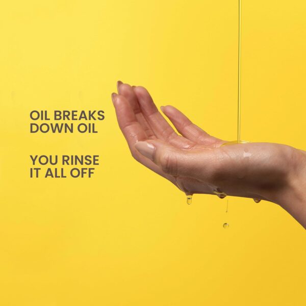 Burt's Bees Nourishing Cleansing Oil With Coconut and Argan Oils, Cleansing Face Oil for Normal to Dry Skin, College Back to School Dorm Essentials, Natural Origin Skin Care, 6 fl. oz. Bottle