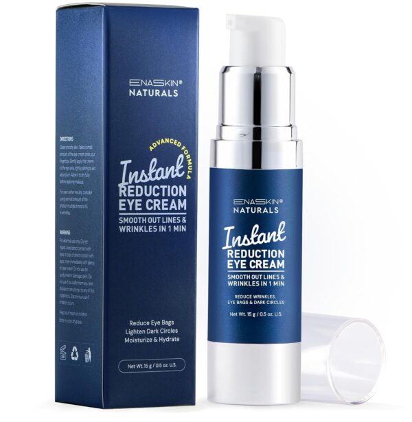 Enaskin Naturals Instant Eye & Face Lift Cream - Rapid Tightener and Wrinkle Filler for Deep Wrinkles - 0.5 oz