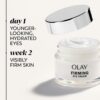 Olay Firming Eye Cream, Fragrance-Free, Collagen Peptide - Firm Skin Around the Eyes, 0.5 Fl Oz