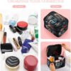 A Gorilla Makeup Bag, Cosmetic Organizer Case Large Portable Capacity Make Up Bags Women Travel Toiletry Bags with Handle And Divider