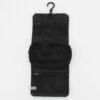 Muji Polyester Hanging Travel Case with Detachable Pouch, 12 cm Width x 18 cm Depth x 4.5 cm Height, Black