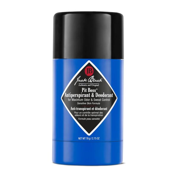 Jack Black Jetsetter Set for Men - Face Moisturizer SPF 20, Daily Facial Cleanser, Beard Lube Shave Oil & Shave Cream, Dual-Purpose Mens Body Wash, Pit Boss Men's Deodorant, and a Luxury Travel Bag