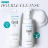 Curel Japanese Skin Care Makeup Cleansing Gel, Waterproof Eye Makeup Remover and Gentle Facial Cleanser for Dry, Sensitive Skin, Step 1 of 2, 4.5 Oz