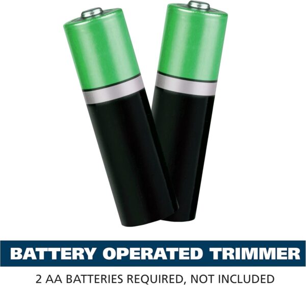 Wahl Groomsman Battery Operated Facial Hair Trimmer for Beard & Mustache Trimming Including Light Detailing and Body Grooming – Model 9906-717V