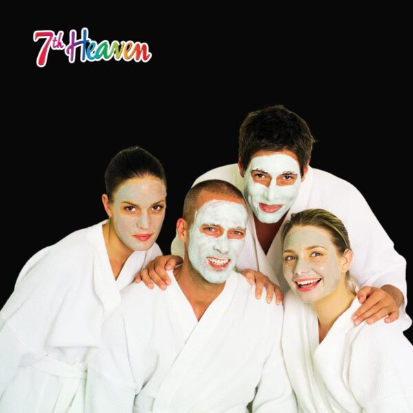 7th Heaven Blackhead Buster Peel-Off Face Mask, Men's Deep Pore Detoxifying Mask, 3-Pack of 0.3 Fl Oz each, Blue, 3 Sachets