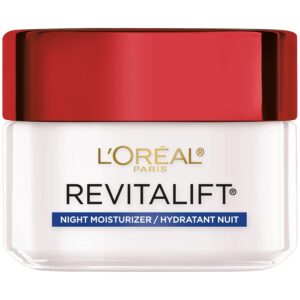 L'Oreal Paris Revitalift Anti-Wrinkle and Firming Face Night Cream, Pro Retinol 1.7 oz