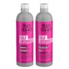 Bed Head by TIGI Frizz Control Shampoo and Conditioner Set for Dry Hair, Self Absorbed Nourishing Hair Care to Visibly Repair and Strengthen Hair From Within, 25.36 Fl oz, 2 Pack