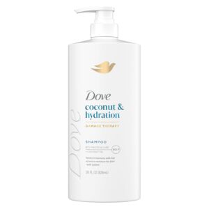 Dove Shampoo Coconut & Hydration for Dry Hair with Bio-Protein Care Technology and Coconut Oil 28 Fl Oz