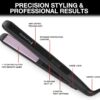 Remington 1" Flat Iron, Hair Straightener with Anti-Static Technology, Rapid 30-Second Heat-Up, 60-Minute Auto Shut-Off, 30% Longer Ceramic Floating Plates, and Titanium-Ceramic Coating
