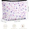 Toiletry Bag for Women Small Purple Rose Cosmetic Bag Portable Capacity Travel Makeup Bags with Zipper Lightweight Cute Beauty Makeup Organizer for Traveling, Accessories, Essentials