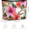 Toiletry Bag for Women Hawaiian Flower Print Cosmetic Bag Portable Capacity Travel Makeup Bags with Zipper Lightweight Cute Beauty Makeup Organizer for Traveling, Accessories, Essentials