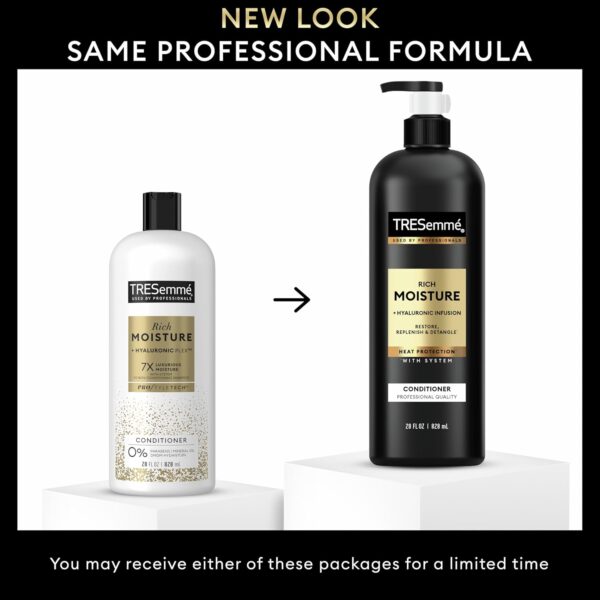 TRESemmé Moisture Rich Hydrating Conditioner 3 Count for Dry Hair Formulated With Pro Style Technology 28 Fl Oz