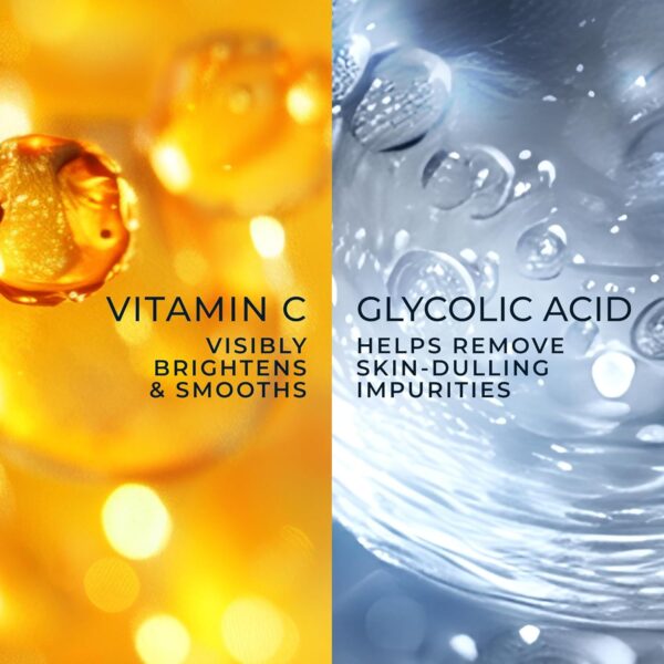 RoC Multi Correxion Revive + Glow Gel Facial Cleanser With Vitamin C, & Glycolic Acid, Paraben-Free, Sulfate-Free Skin Care, 6 Ounces