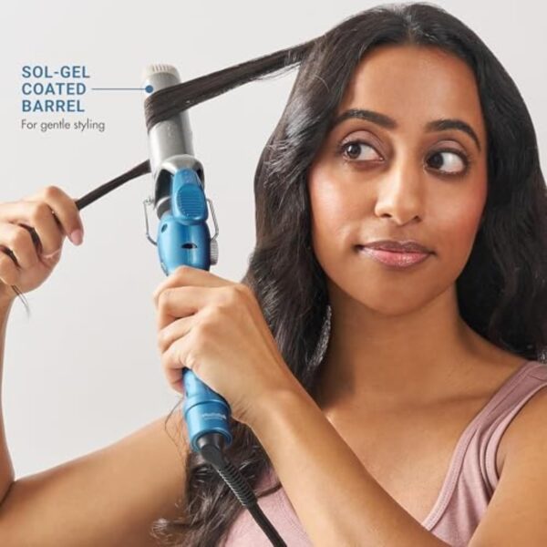 BaBylissPRO Nano Titanium Spring Curling Iron, Professional Hair Wand, Tool for Stylists, Nano Titanium Technology for Tight Curls or Loose Waves