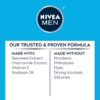 NIVEA MEN Sensitive Cooling Post Shave Balm with Vitamin E, Chamomile and Seaweed Extracts, 3 Pack of 3.3 Fl Oz Bottles