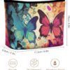 Toiletry Bag for Women Colorful Butterfly Pattern Cosmetic Bag Portable Capacity Travel Makeup Bags with Zipper Lightweight Cute Beauty Makeup Organizer for Traveling, Accessories, Essentials
